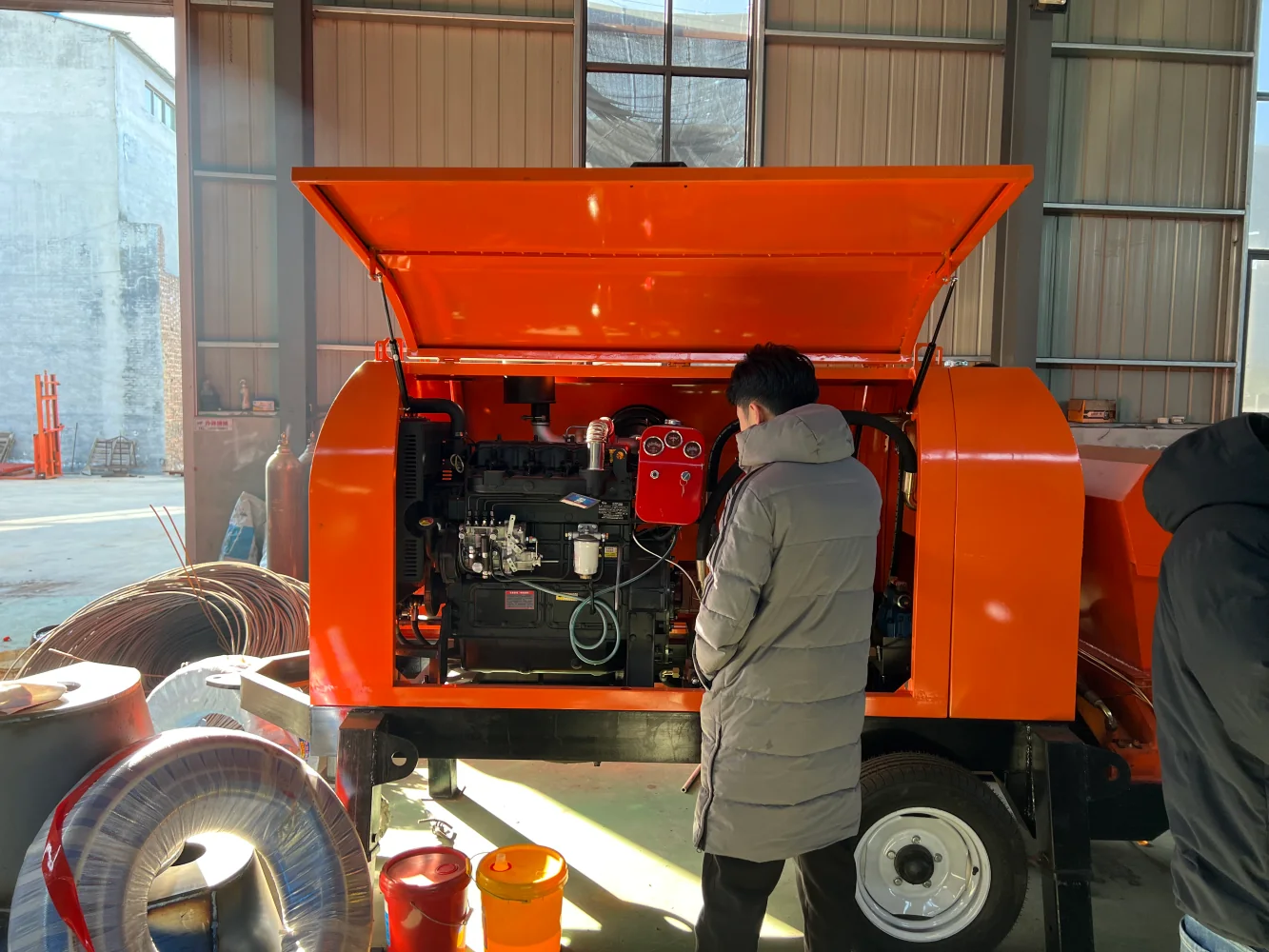 Trailer Concrete Mixer Pump product image 4