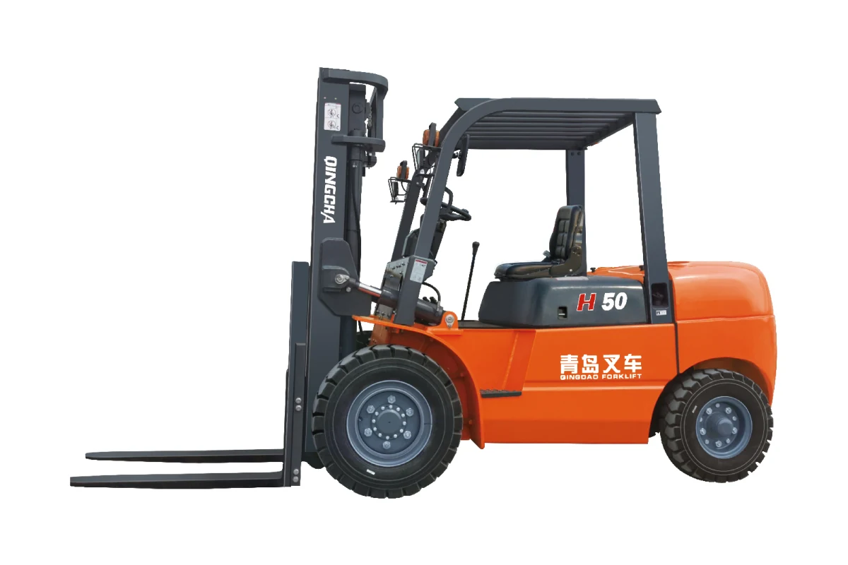 H Series 4.5 to 5 ton diesel forklift with heavy-duty chassis