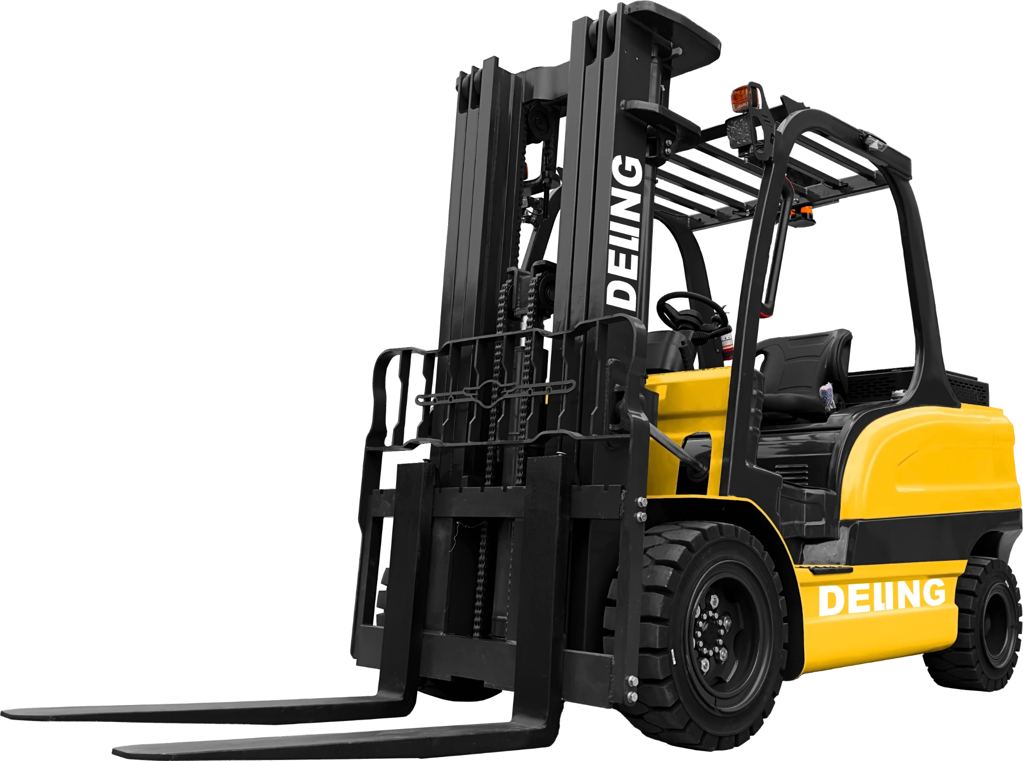 Yellow Deling forklift